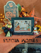 Teresa Kogut Creative Whims "Hello Midnight" Counted Cross Stitch Pattern, Booklet, 8 Spooktacular Designs, Pattern Only