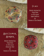 TERESA KOGUT "Land That I Love   Biscornu Book"  Counted Cross Stitch Pattern  10 Designs  Pattern Only