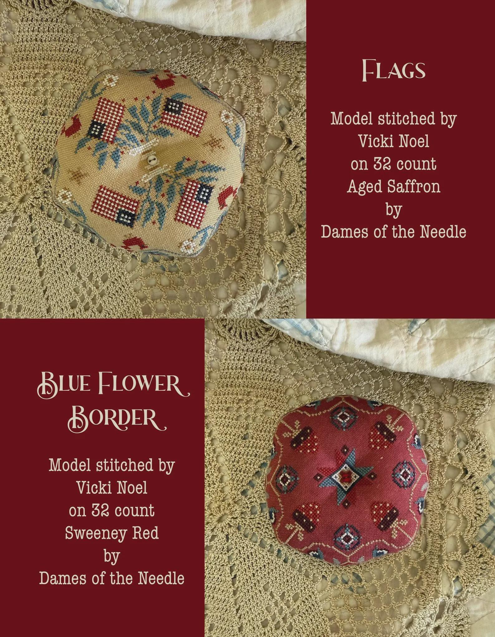 TERESA KOGUT "Land That I Love   Biscornu Book"  Counted Cross Stitch Pattern  10 Designs  Pattern Only