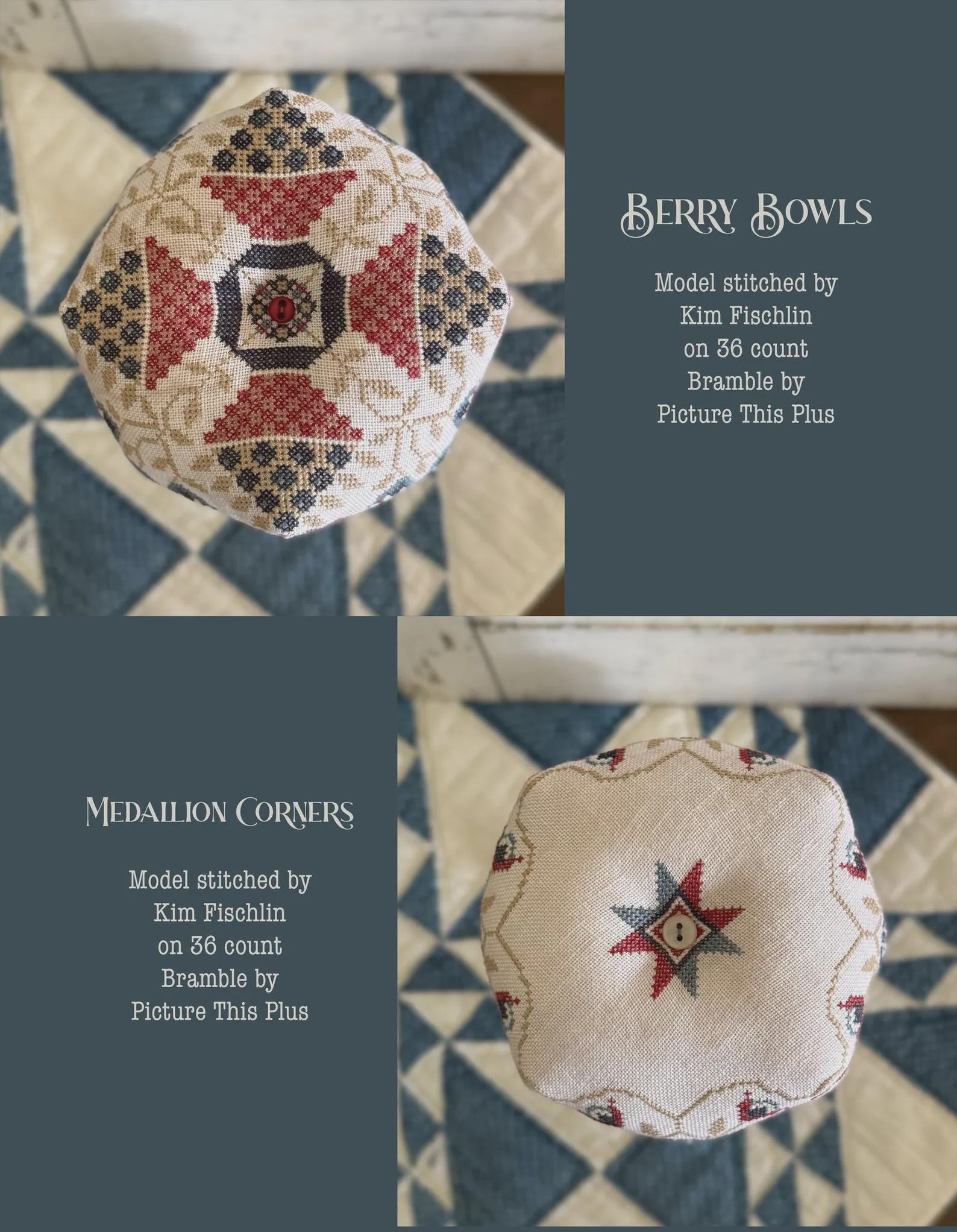 TERESA KOGUT "Land That I Love   Biscornu Book"  Counted Cross Stitch Pattern  10 Designs  Pattern Only