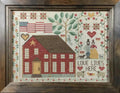 TERESA KOGUT "Love Lives Here - 9 Designs"  Counted Cross Stitch Pattern  Homes, Flowers, Trees, Pets, Sampler, Booklet Only