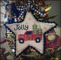 TERESA KOGUT'S Creative Whims "Jolly Truck Star Ornament"  Counted Cross Stitch Pattern  Christmas, Pattern Only