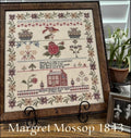 THE SCARLETT HOUSE "Margret Mossop 1843" Counted Cross Stitch Pattern, Antique Reproduction Sampler, 2025 Needlework Marketplace Release