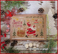 Crocette A Gogo  "Santa Is Coming"  Counted Cross Stitch Chart  Christmas  Pattern Only