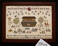 PLUM STREET SAMPLERS "The Flood" Counted Cross Stitch Pattern, Noah, Art, Animals, Pattern Only