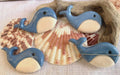 ROVARIS ~ Ceramic Whale Needle Minder, Needleminder, Handcrafted from Samone, Italy