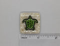 BEAU VERRE ART "Sea Turtle Needle Minder"  Fused Glass Magnet  Summer, Beach,  Needleminder  One-of-a-Kind, Handcrafted 5347