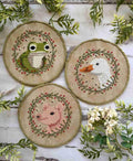 PUNTINI PUNTINI "Countryside Animals Trio" Counted Cross Stitch Pattern, Needlework Marketplace 2025, Pattern Only