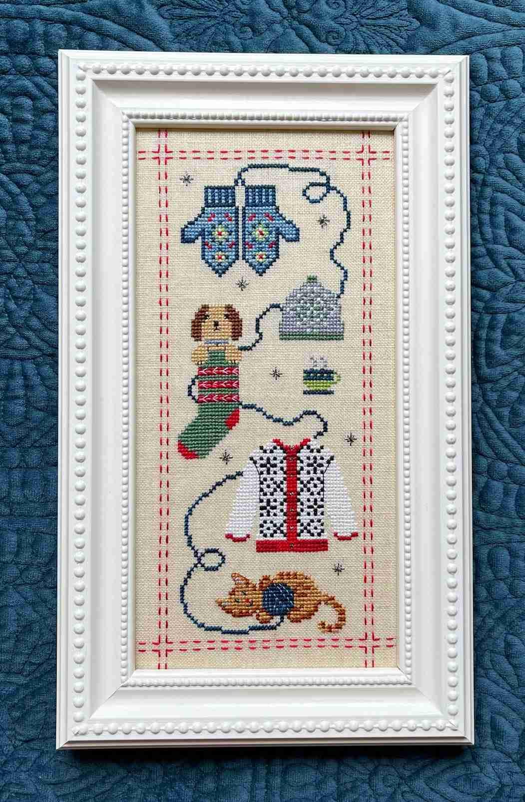 THE NEEDLE'S NOTION "Warm Fuzzies" Counted Cross Stitch Pattern, Needlework Marketplace 2025 Release, Pattern Only