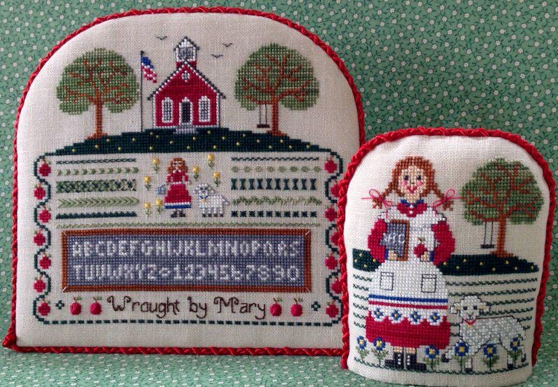 THE NEEDLE'S NOTION "Mary's Schoolgirl Sampler" Counted Cross Stitch Pattern, Chart, Pattern Only