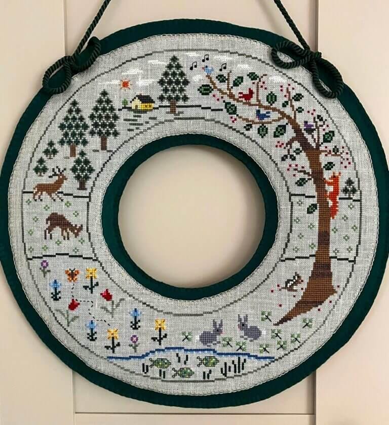 THE NEEDLE'S NOTION "Song of The Forest" Counted Cross Stitch Pattern, Needlework Marketplace 2025 Release, Pattern Only