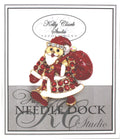 Kelly Clark Studio ~ Santa Needle Minder, Needle Dock, Canvas Magnet, Needle Garage, Needleminder
