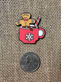 REBEL STITCHER DESIGNS "Gingerbread Soal" Strong High Quality Magnet  Enamel Needle Minder  Christmas  Needlework Marketplace 2025
