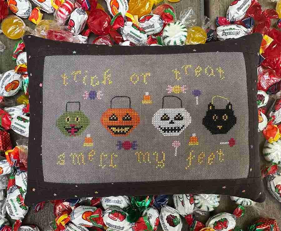 REBEL STITCHER DESIGNS "Smell My Feet" Counted Cross Stitch Pattern  Needlework Marketplace 2025