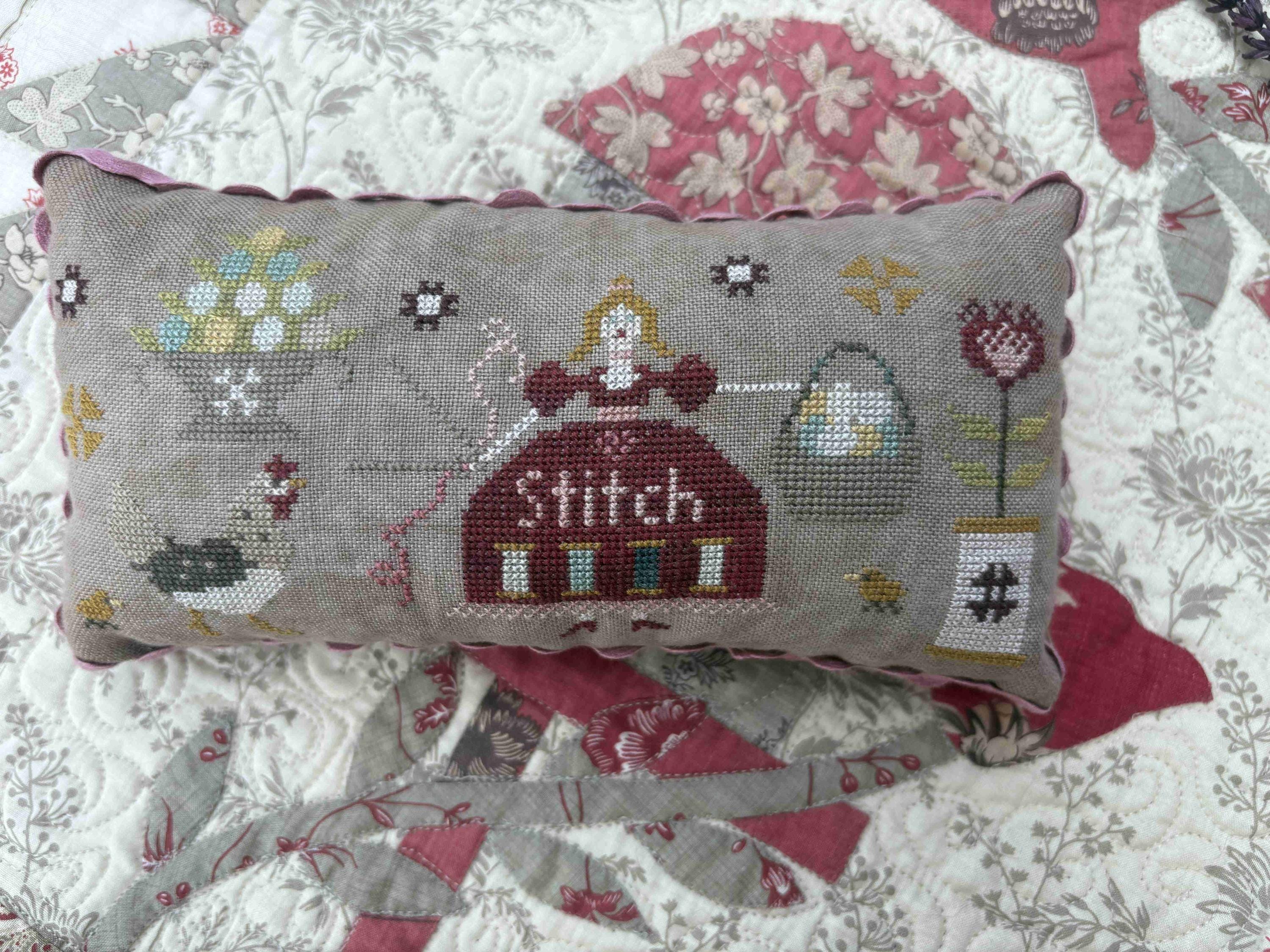 Pansy Patch Quilts & Stitchery "The Simple Tranquility Sampler and Smalls" Counted Cross Stitch, Needlework Marketplace 2025, Pattern Only