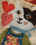 DECEMBER STITCHES "Simon" Counted Cross Stitch Pattern, Needlework Marketplace 2025, Pattern Only