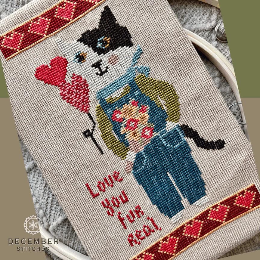 DECEMBER STITCHES "Simon" Counted Cross Stitch Pattern, Needlework Marketplace 2025, Pattern Only