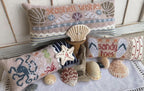 ROVARIS "Seashell Wishes" Counted Cross Stitch Pattern, Beach, Summer, Paper Pattern