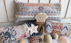 ROVARIS "Seashell Wishes" Counted Cross Stitch Pattern, Beach, Summer, Paper Pattern