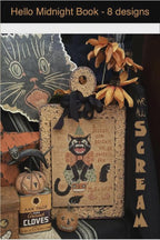 Teresa Kogut Creative Whims "Hello Midnight" Counted Cross Stitch Pattern, Booklet, 8 Spooktacular Designs, Pattern Only