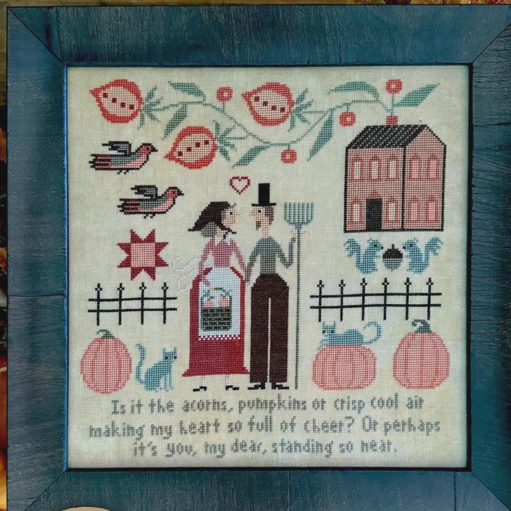 Teresa Kogut Creative Whims "My Dear" Counted Cross Stitch Pattern, Autumn, Chart, Pattern Only