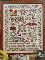 Teresa Kogut Creative Whims "Come To The Garden" Counted Cross Stitch Pattern, Sampler, Chart, Pattern Only