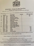 Teresa Kogut Creative Whims "Come To The Garden" Counted Cross Stitch Pattern, Sampler, Chart, Pattern Only