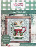 SHANNON CHRISTINE DESIGNS "Snowman Mug" Counted Cross Stitch Pattern, Christmas Mug Club, Chart, Pattern Only