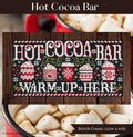 SHANNON CHRISTINE DESIGNS "Hot Cocoa Bar" Counted Cross Stitch Pattern, Chart, Pattern Only