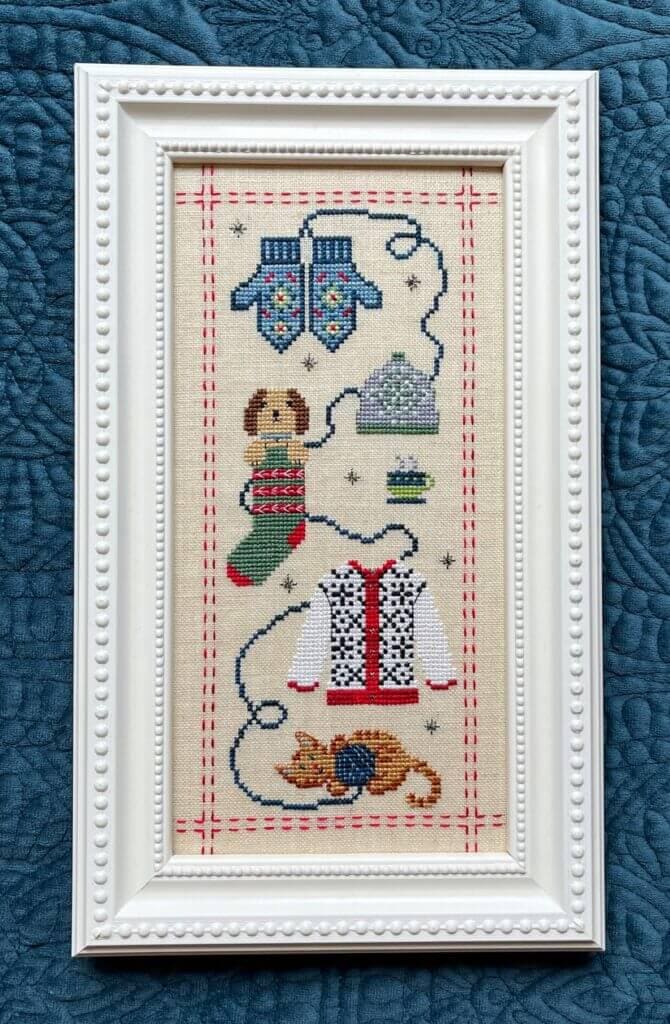 THE NEEDLE'S NOTION "Warm Fuzzies" Counted Cross Stitch Pattern, Needlework Marketplace 2025 Release, Pattern Only