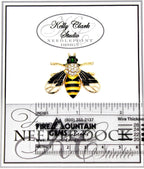 Kelly Clark Studio ~ Green Headed Needle Minder, Needle Dock, Canvas Magnet, Needle Garage, Needleminder