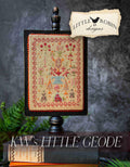 Little Robin Designs "KW's Little Geode" Counted Cross Stitch Pattern, Chart, Needlework Marketplace 2025, Pattern Only