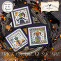 LITTLE ROBIN DESIGNS "Trick or Treat Square" Counted Cross Stitch Pattern, Chart, Needlework Marketplace 2025, Pattern Only