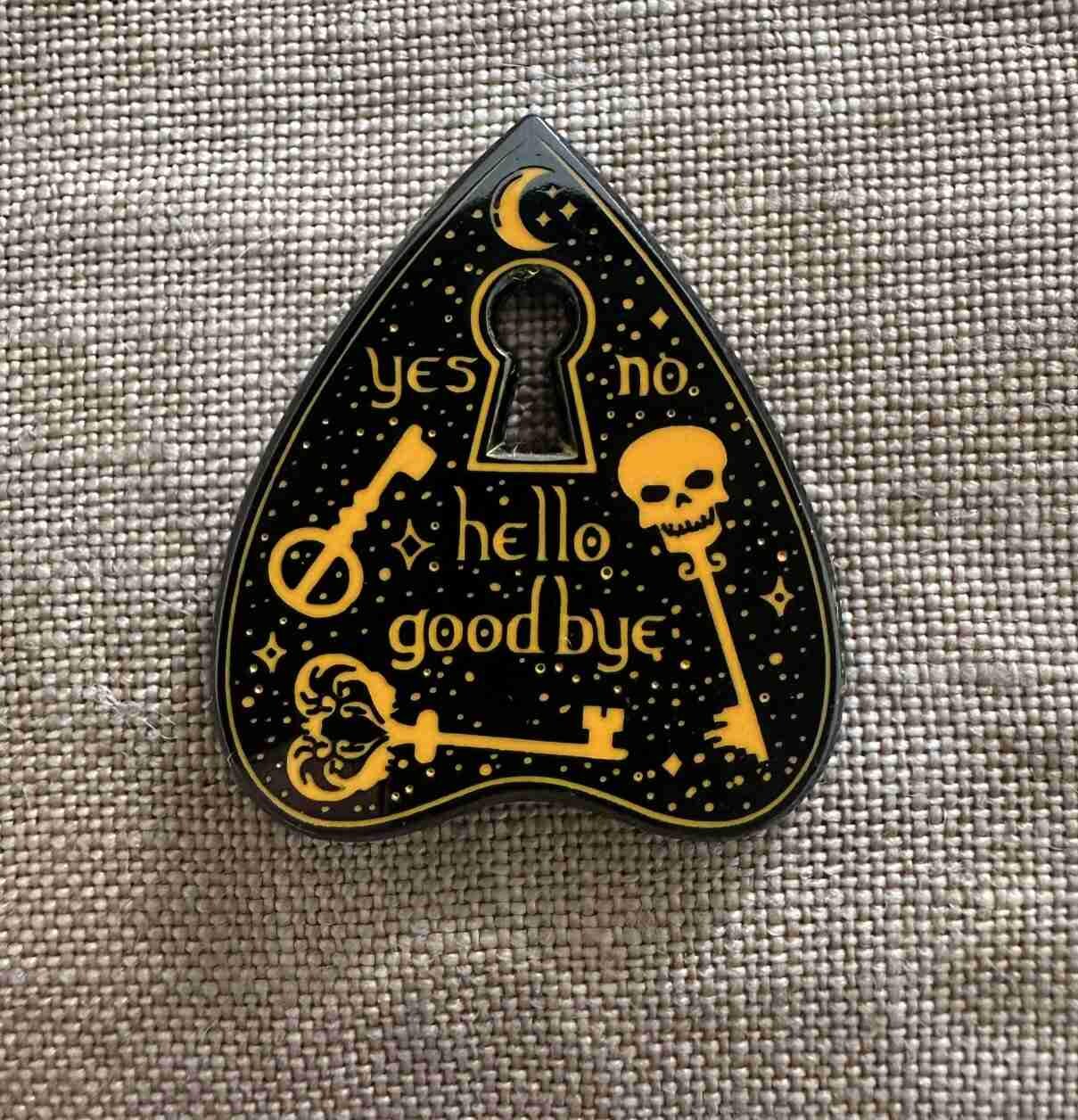 REBEL STITCHER DESIGNS "Keys To The Future" Strong High Quality Magnet  Enamel Needle Minder  Halloween  Needlework Marketplace 2025