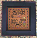ROSEWOOD MANOR "Witch Parking Only" Counted Cross Stitch Pattern, Chart, Needlework Marketplace 2025, Pattern Only