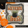 SHANNON CHRISTINE DESIGNS "Witch's Brew" Counted Cross Stitch Pattern, Halloween, Chart, Pattern Only