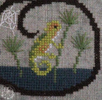 THE BLUE FLOWER "Spooky Shoebill"  Counted Cross Stitch Pattern  Pattern Only