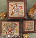 THE BLUE FLOWER "Of Many Lives"  Counted Cross Stitch Pattern  3 Designs, Pattern Only