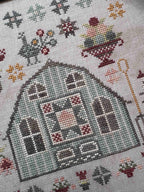 Pansy Patch Quilts & Stitchery "Summer Quilt Barn" Counted Cross Stitch, Needlework Marketplace 2025, Pattern Only