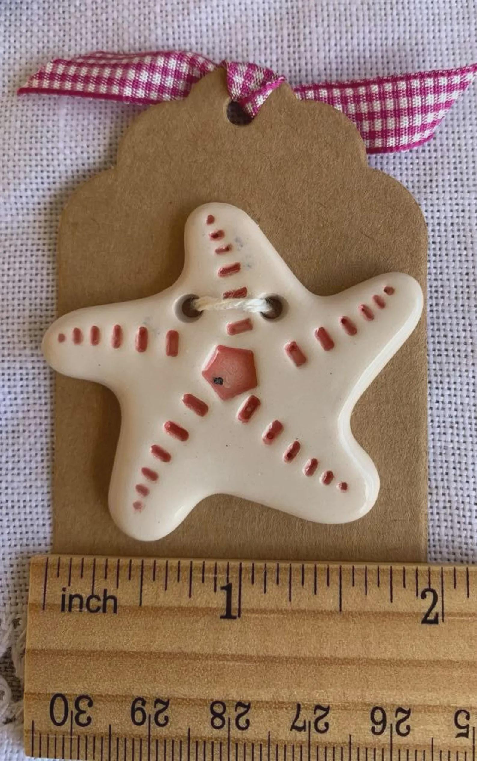 Rovaris ~ Ceramic Sea Buttons, Starfish, Anchor, Shell and Fish, Handcrafted and Imported from Samone, Italy