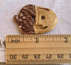 Rovaris ~ Ceramic Acorn Buttons, Handcrafted and Imported from Samone, Italy