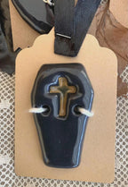 Rovaris ~ Ceramic Halloween Button, Handcrafted and Imported from Samone, Italy