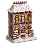 13" Gingerbread House ~ Lighted Chocolate Frosted Gingerbread House Christmas Decoration ~ Christmas K114 ~ Free Shipping ~ New for 2025