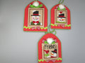 FINISHED Cross Stitch Christmas Ornament Decor ~ Cross Stitch, Embroidery ~ Completed Piece