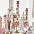 Gingerbread Trees ~ 23" Large Gingerbread Trees Christmas Decoration ~ Set of 2 ~ K109 ~ Free Shipping ~ New for 2025