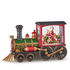 Musical Christmas Train ~ 12.25" Santa's List Musical Lighted Water Train ~ Christmas Decor K102 ~ Free Shipping ~ New for 2025