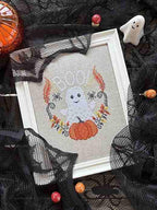 LOVE POPPET "Boo Ghost"  Counted Cross Stitch  Needlework Marketplace 2025, Pattern Only