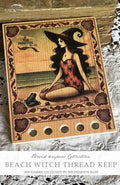 The PRIMITIVE HARE "Beach Witch Thread Keeper" Handmade in Italy ~ Needlework Marketplace 2025