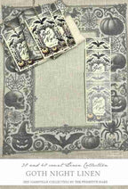 The PRIMITIVE HARE "Goth Night 36ct Linen" Handmade in Italy ~ Needlework Marketplace 2025