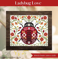 SHANNON CHRISTINE DESIGNS "ladybug Love" Counted Cross Stitch Pattern, Chart, Pattern Only